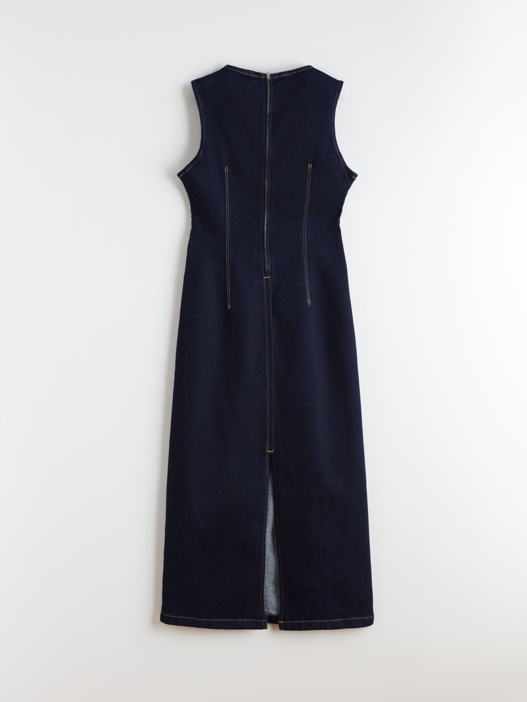 Xside Crew Neck Denim Dress