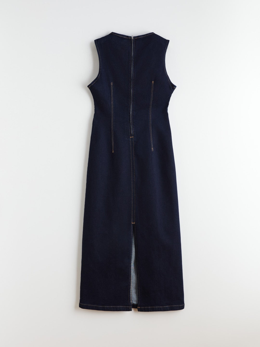 Xside Crew Neck Denim Dress