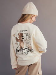 LCW Kids Back Printed Girls Sweatshirt