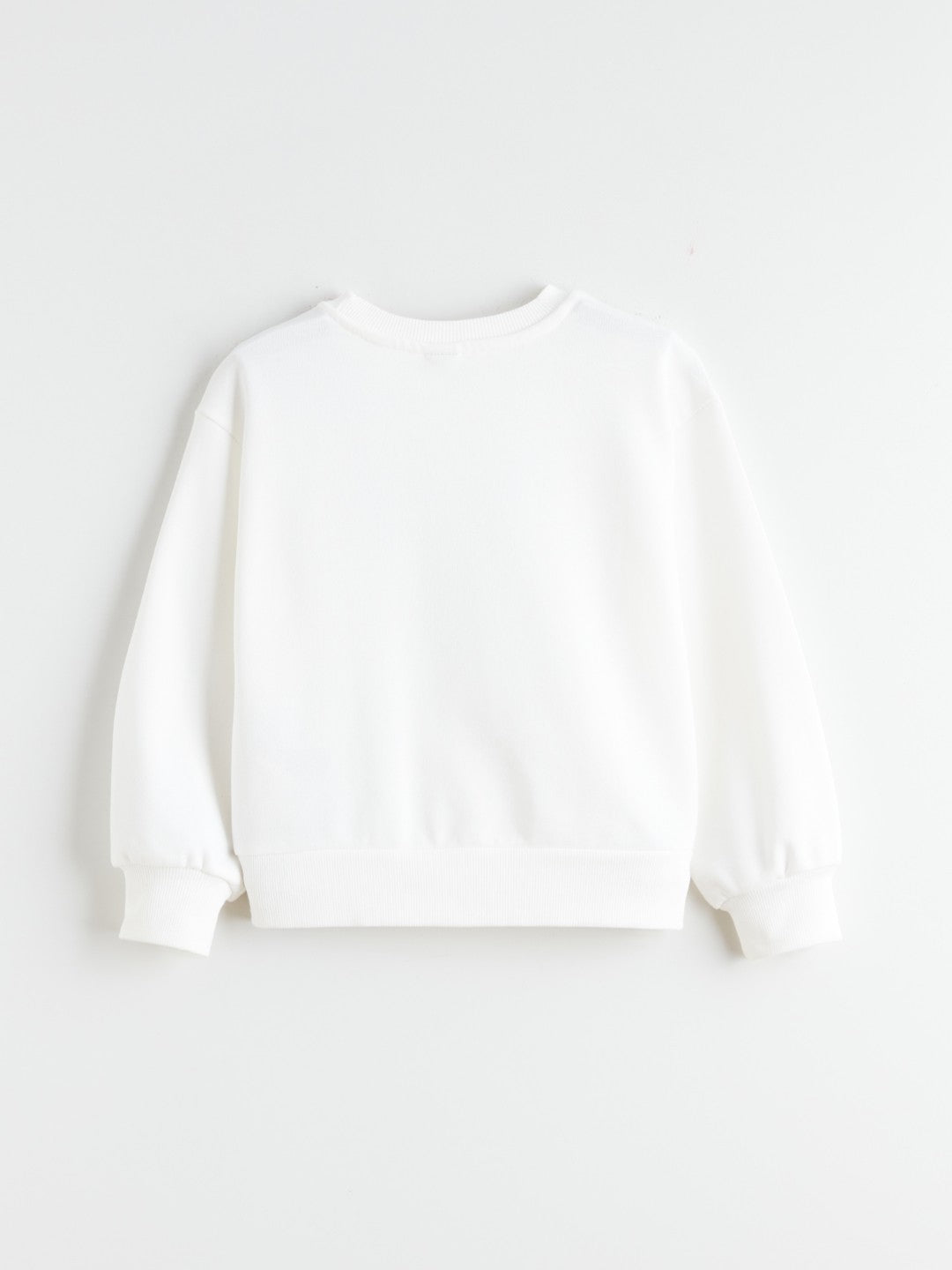 LCW Kids Crew Neck Printed Girls Sweatshirt