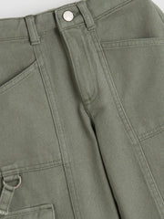 LCW Kids Girl Khaki Cargo Trousers