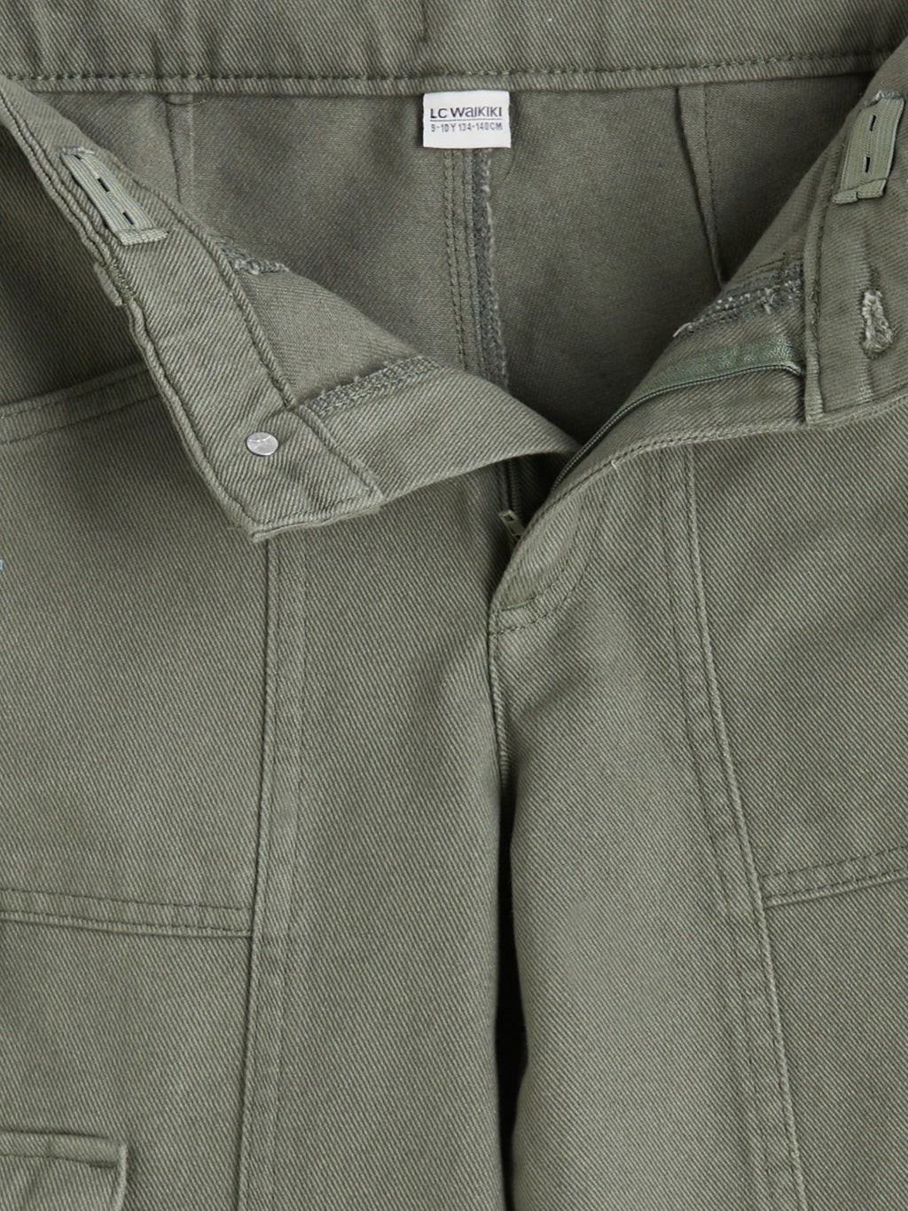 LCW Kids Girl Khaki Cargo Trousers