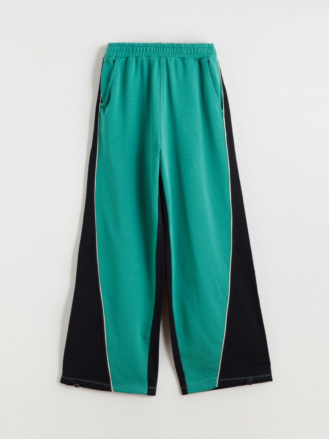 LCW Vision Elastic Waist Color Block Women Sweatpants