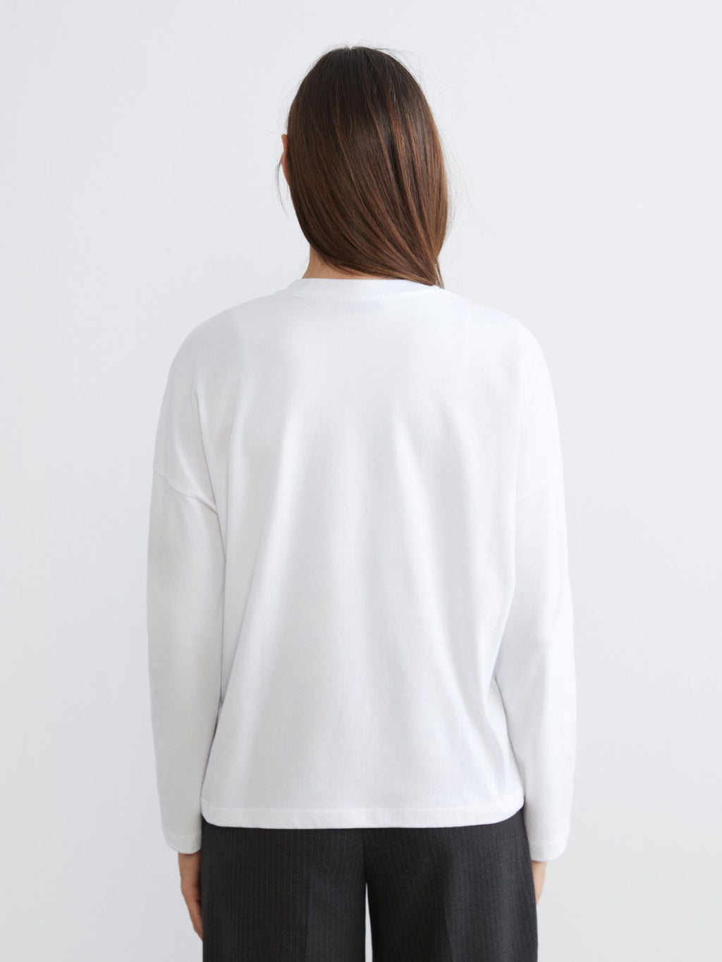 LCW Vision Crew Neck Printed Oversize Women T-Shirt