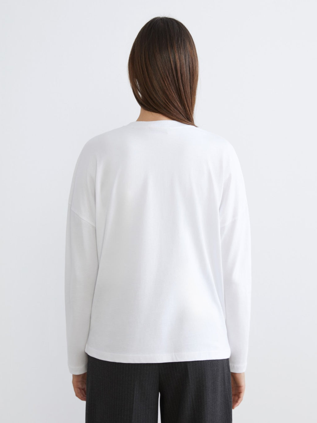 LCW Vision Crew Neck Printed Oversize Women T-Shirt