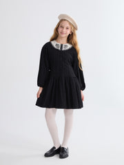 LCW Kids Peter Pan Collar Girls Dress