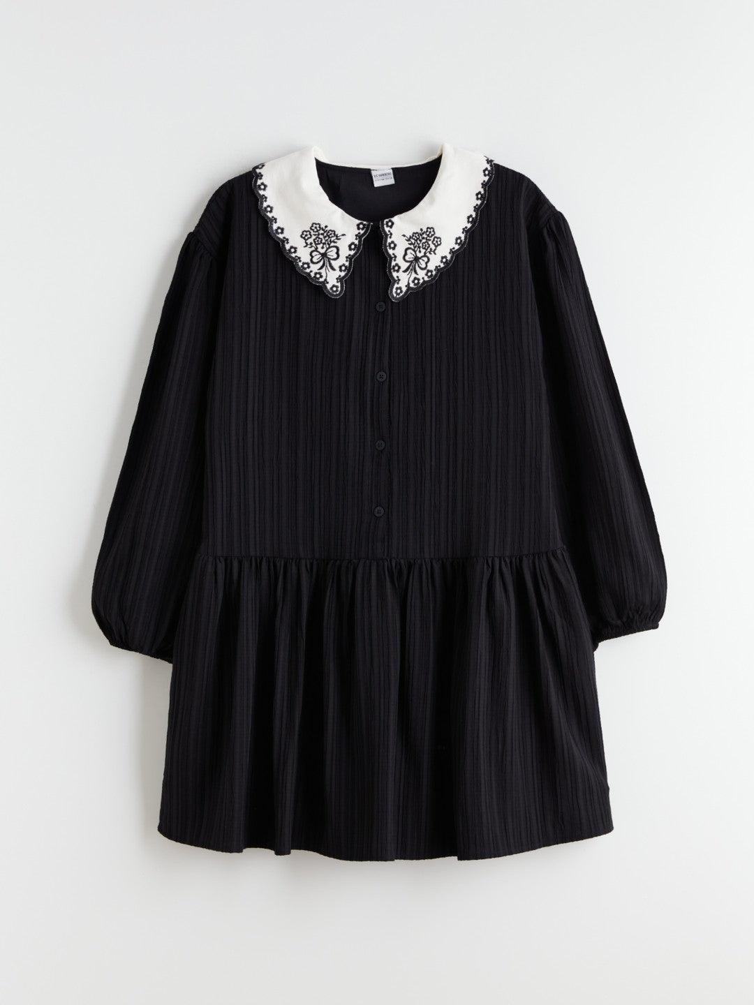 LCW Kids Peter Pan Collar Girls Dress