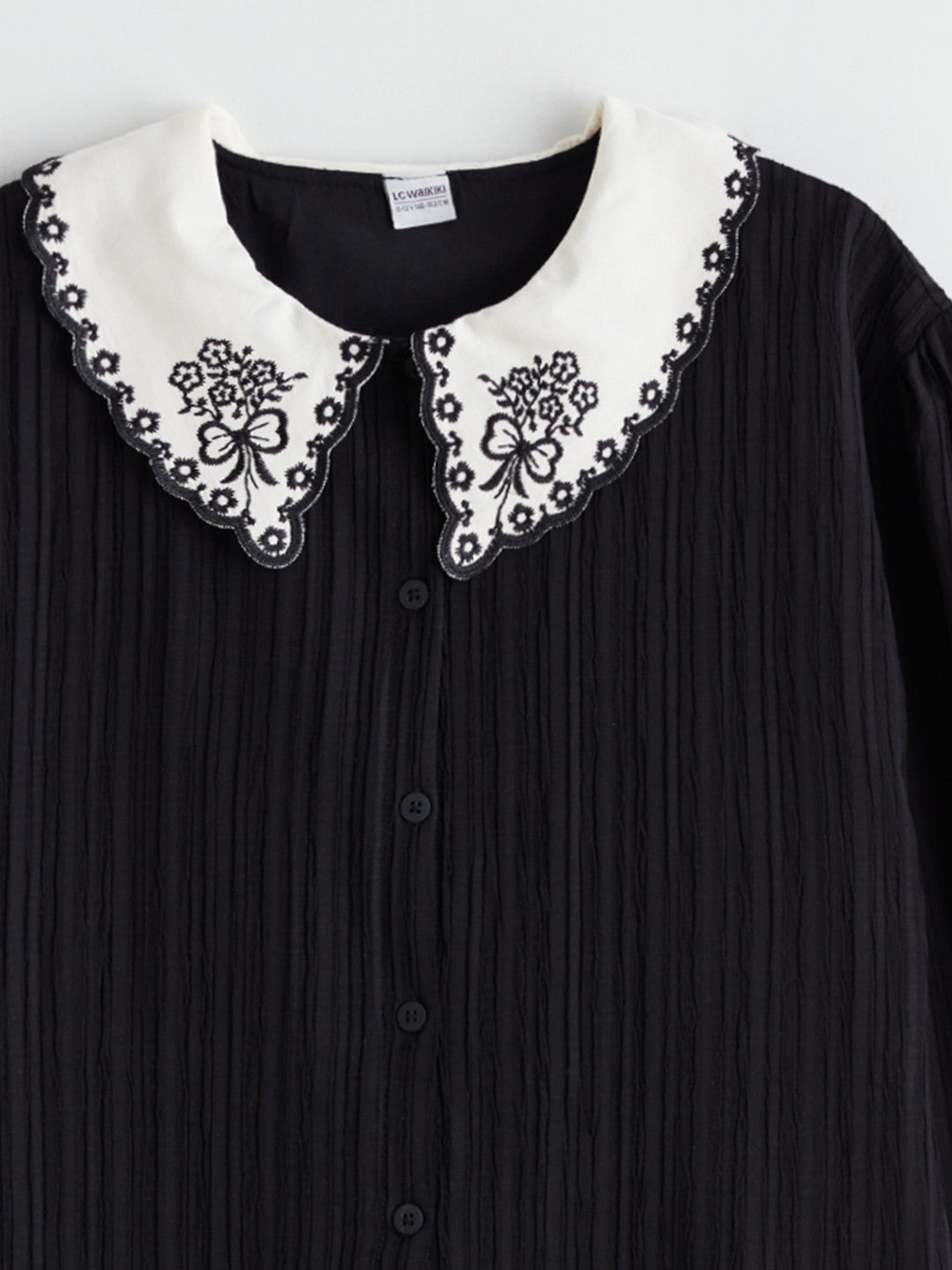 LCW Kids Peter Pan Collar Girls Dress