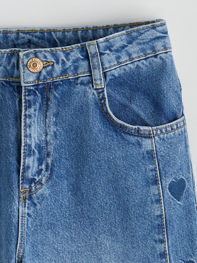 LCW Kids Wideleg Girls Jeans Main Image