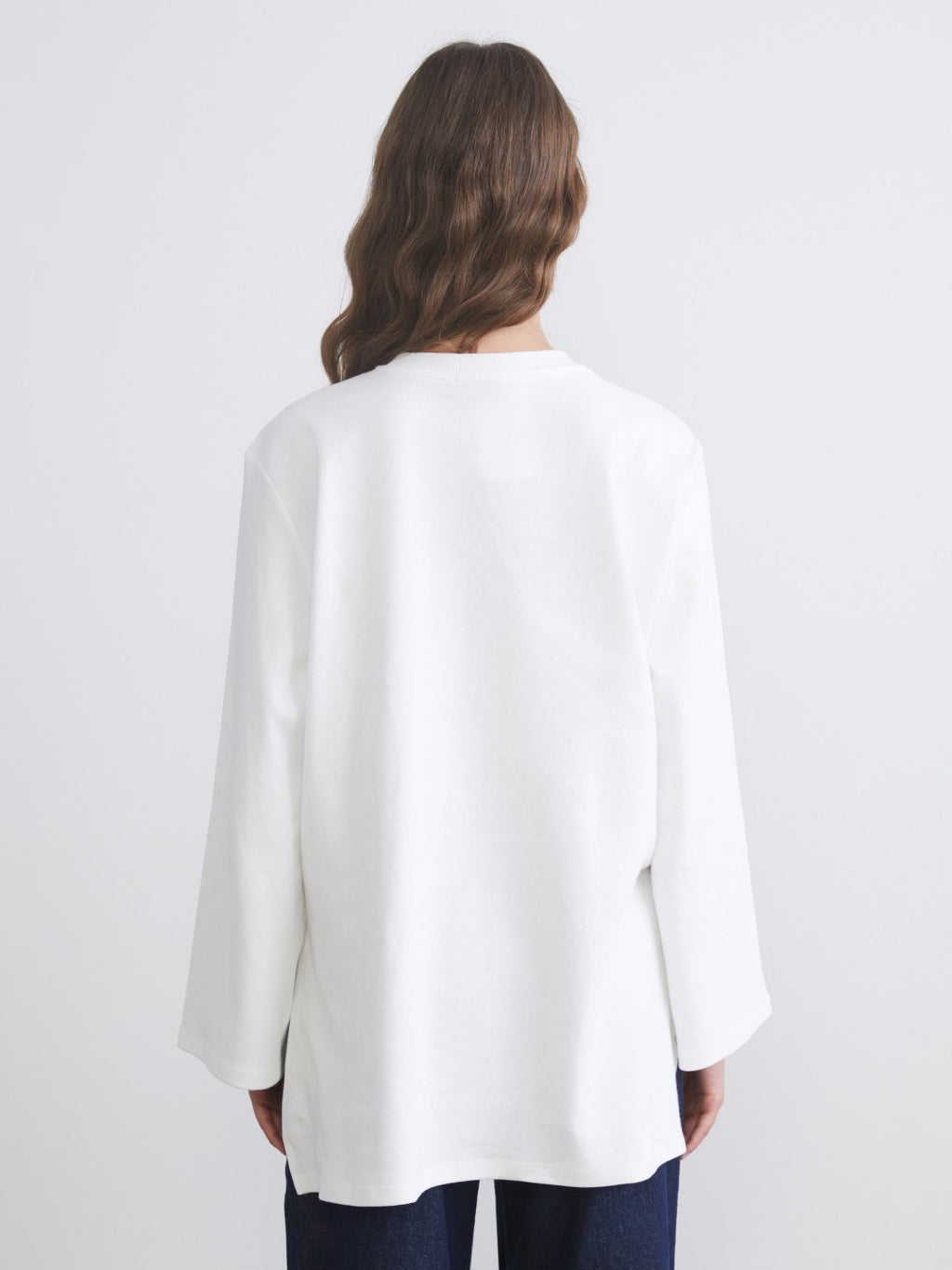 LCW Modest Crew Neck Oversize Women Tunic