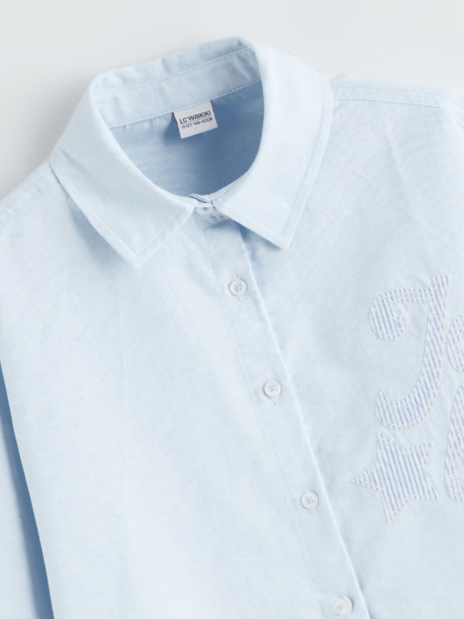 LCW Kids Embroidered Girls Shirt Main Image