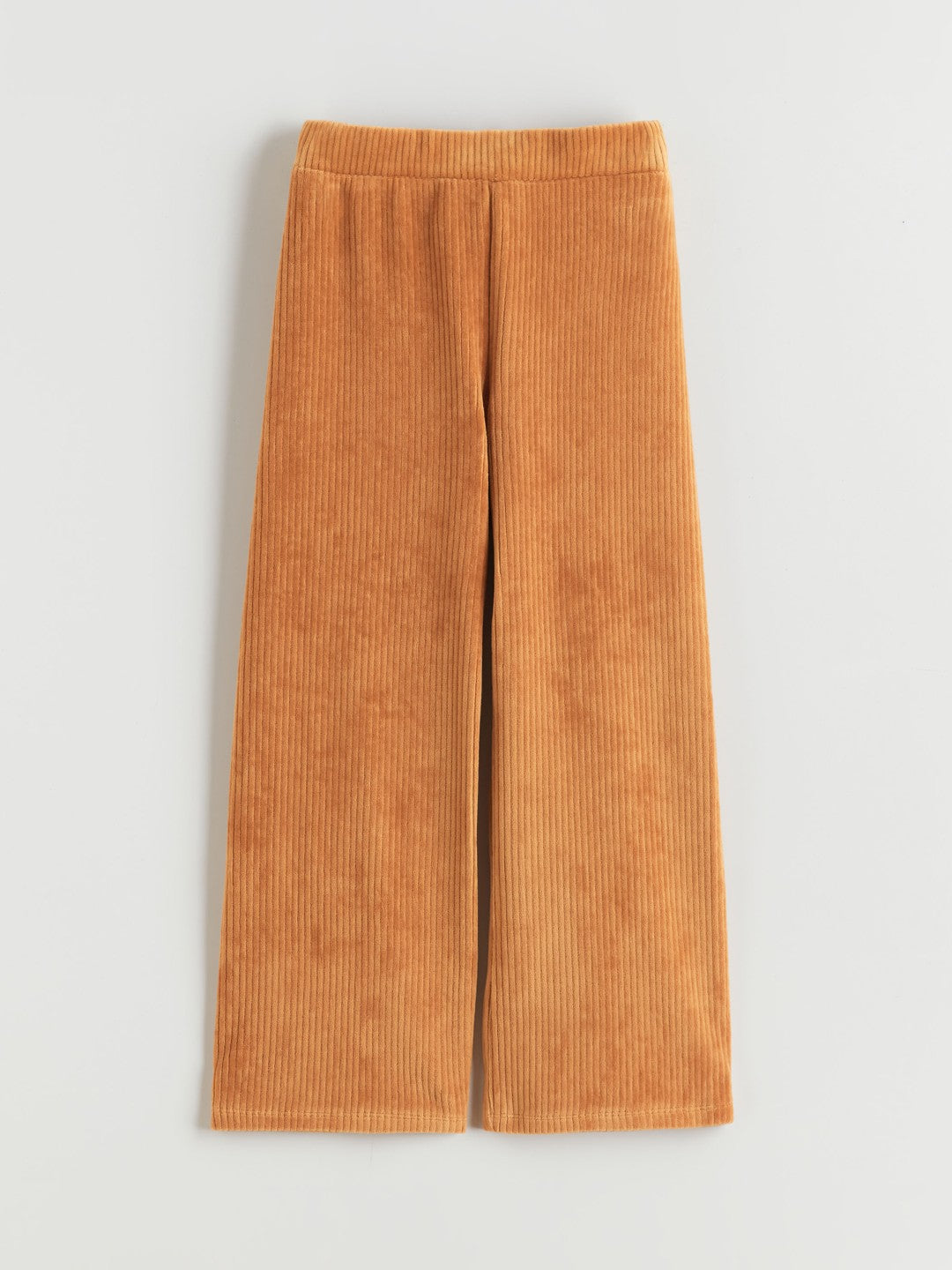 LCW Kids Girls Velvet Sweatpants With Elasticated Waist