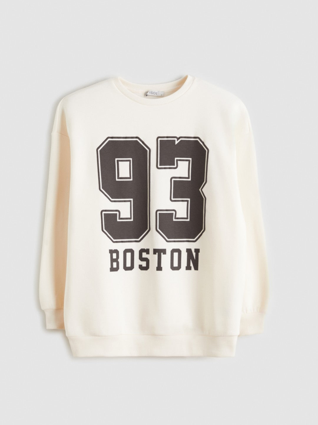 Xside Boston Printed Oversize Women Thick Sweatshirt