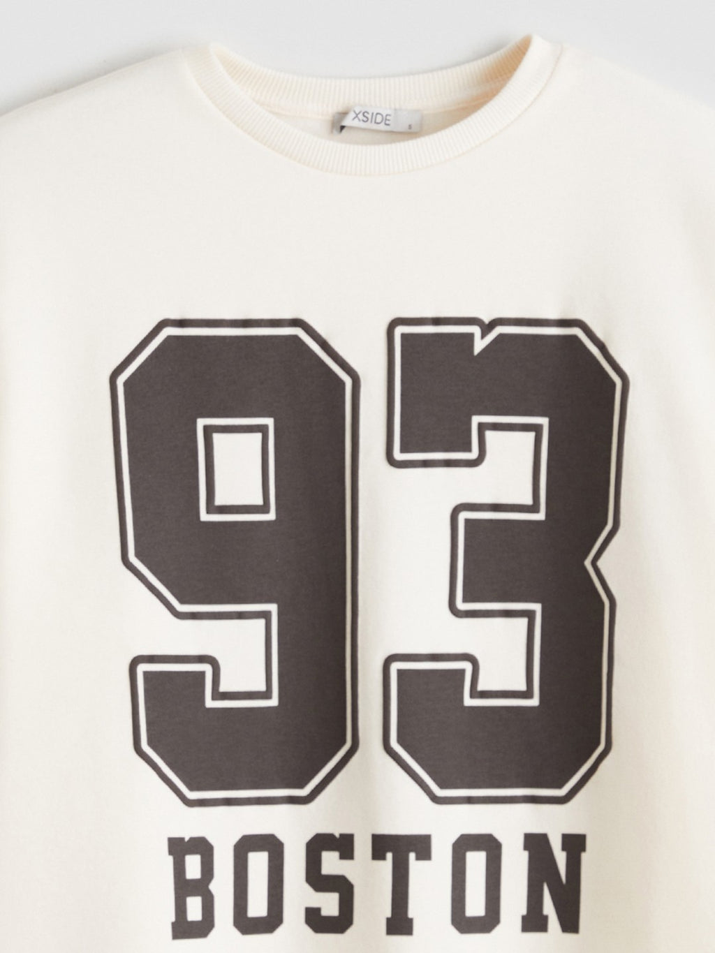 Xside Boston Printed Oversize Women Thick Sweatshirt