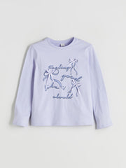 LCW Kids Crew Neck Girls T-Shirt