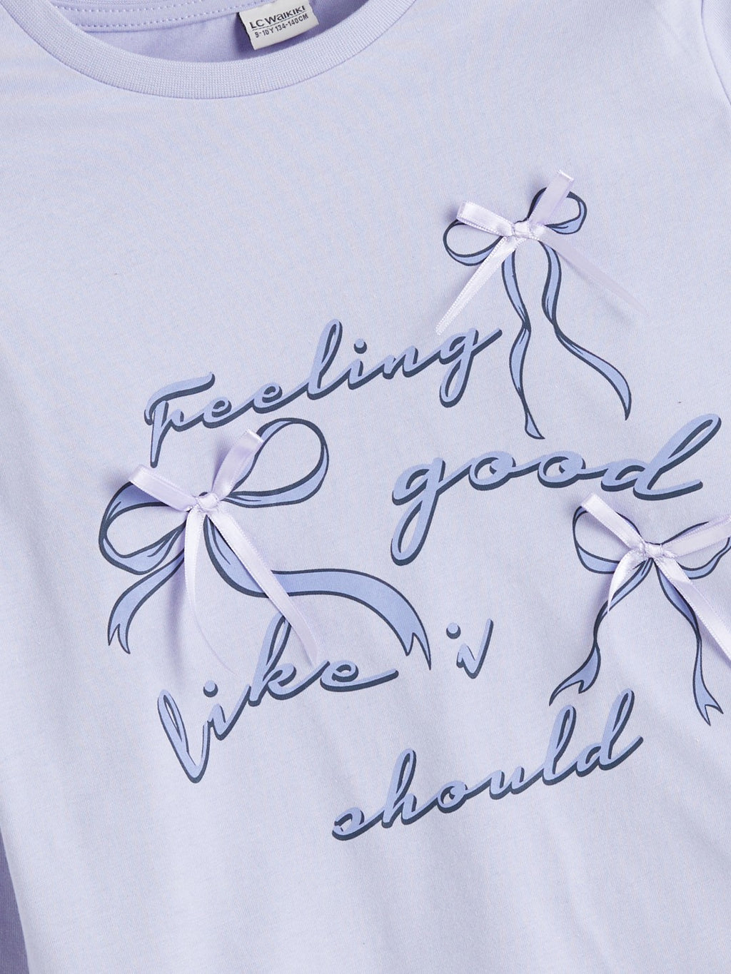 LCW Kids Crew Neck Girls T-Shirt