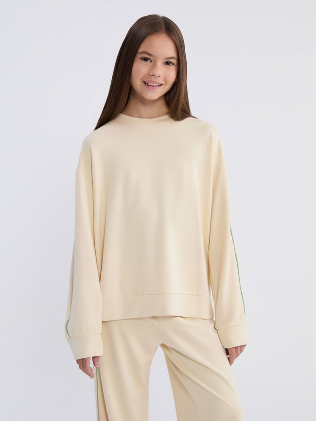 LCW Kids Crew Neck Girls Tracksuit Set Main Image