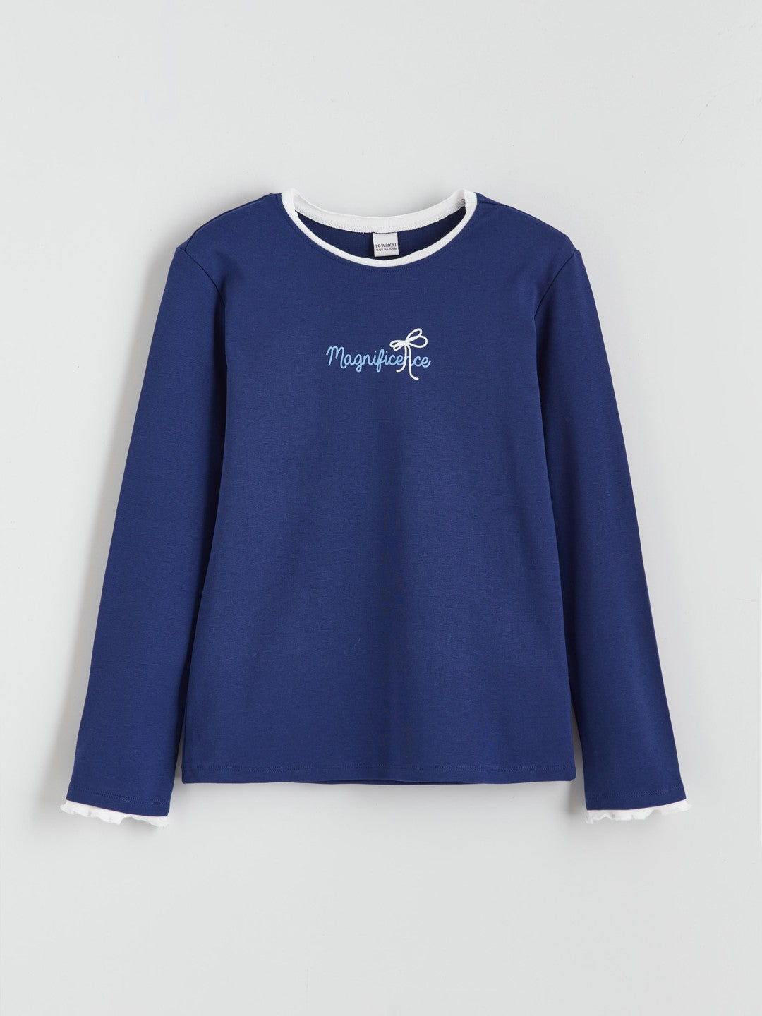 LCW Kids Crew Neck Printed Girls T-Shirt