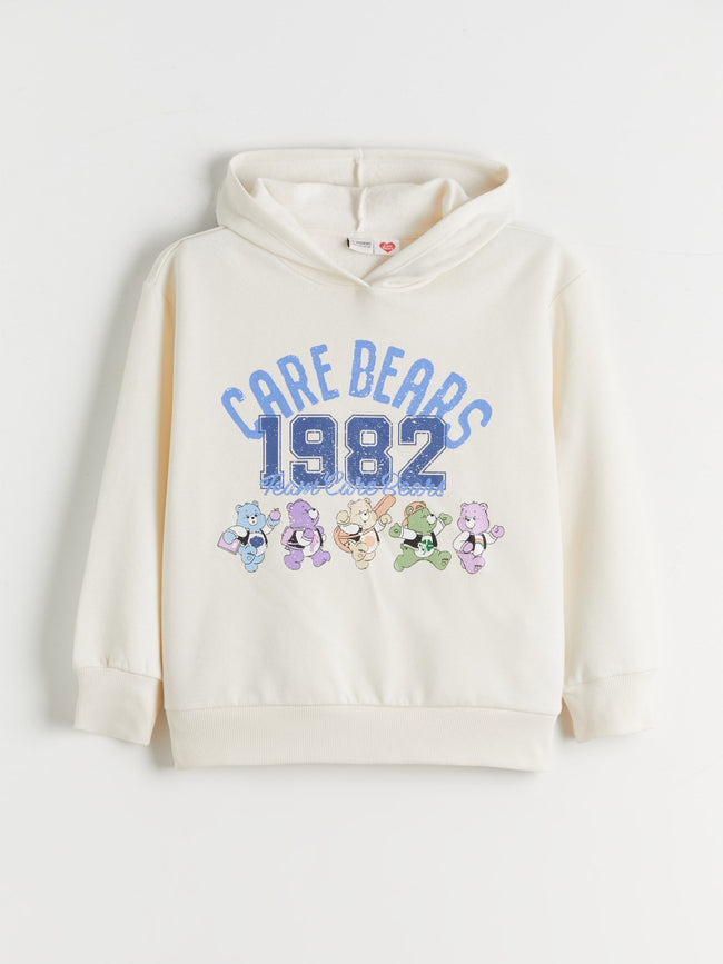 LCW Kids Girl Ecru Sweatshirt Hover Image