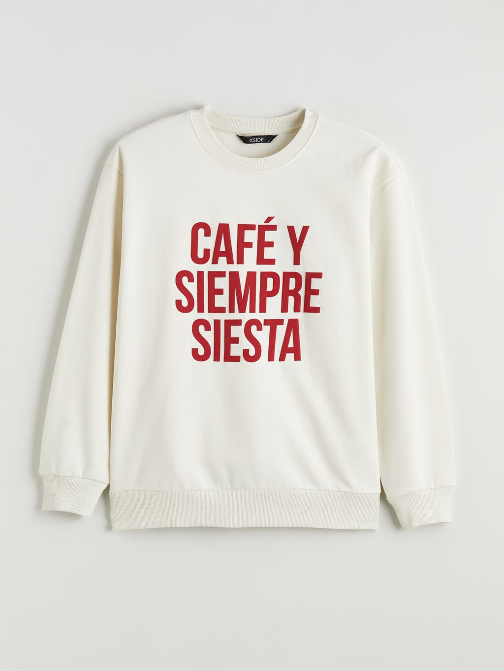 Xside Crew Neck Printed Men Thick Sweatshirt