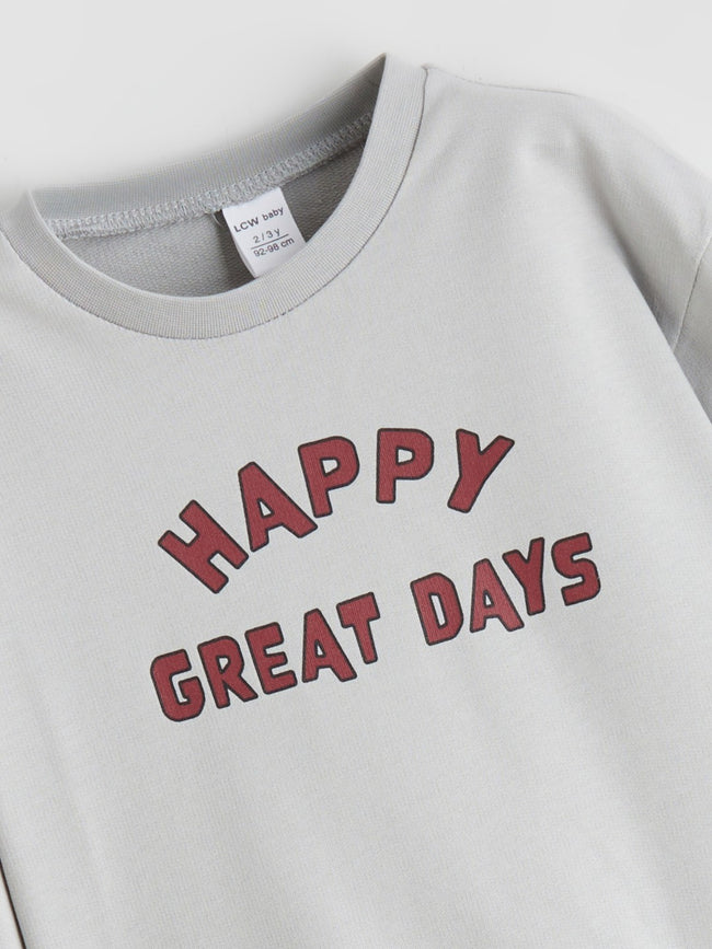 LCW Baby Printed Baby Boys Sweatshirt Main Image