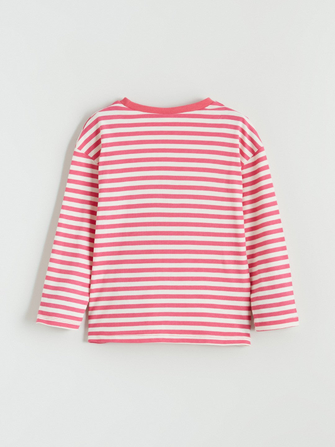 LCW Kids Crew Neck Striped Girls T-Shirt