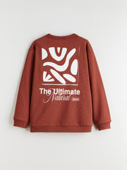 LCW Kids Crew Neck Boys Thick Sweatshirt