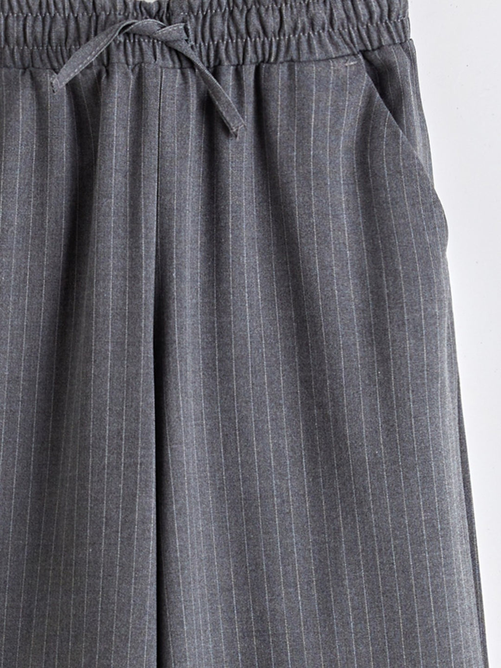 LCW Kids Elasticated Waist Striped Girls Trousers