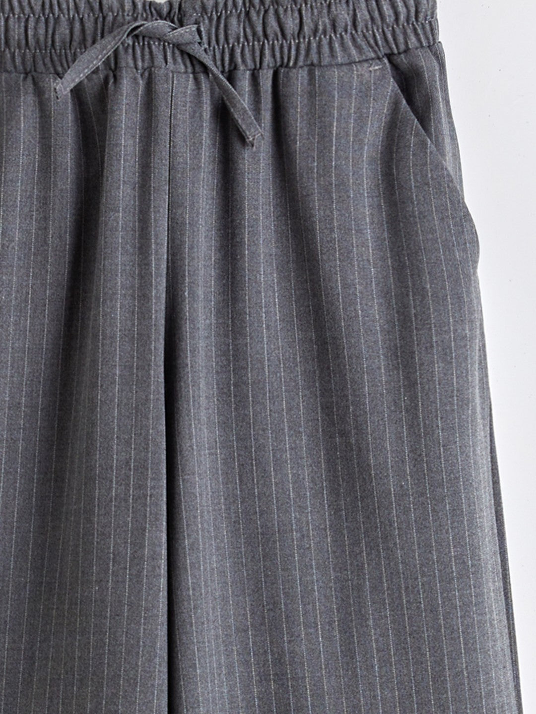 LCW Kids Elasticated Waist Striped Girls Trousers