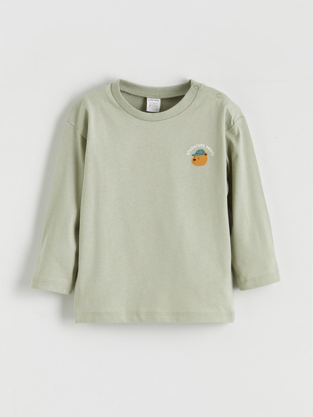 LCW Baby Crew Neck Baby Boys T-Shirt And Sweatpants