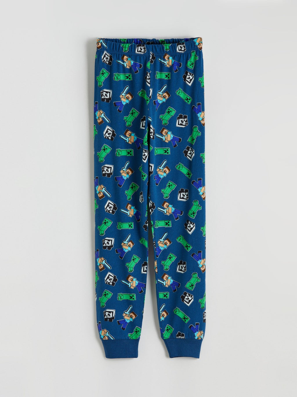 LCW Kids Crew Neck Minecraft Printed Boys Pyjama Set