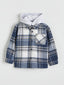 LCW Kids Hooded Plaid Boys Flannel Shirt