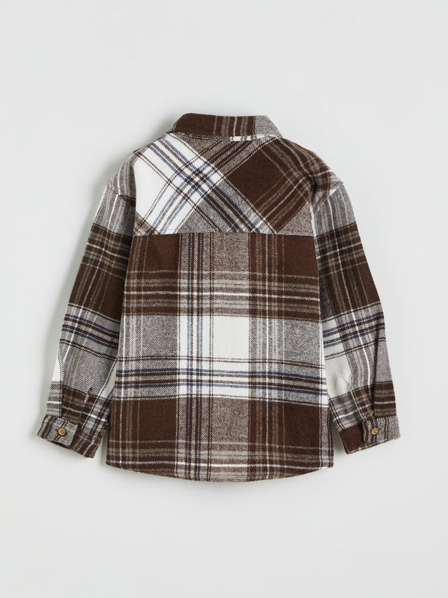 LCW Kids Plaid Boys Flannel Shirt Main Image