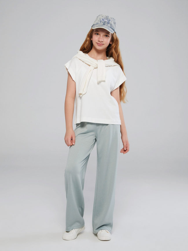 LCW Kids Girls Sweatpants With Elastic Waist Hover Image