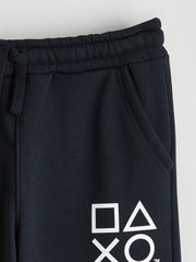 LCW Kids Elasticated Waist Playstation Printed Boys Jogger Sweatpants