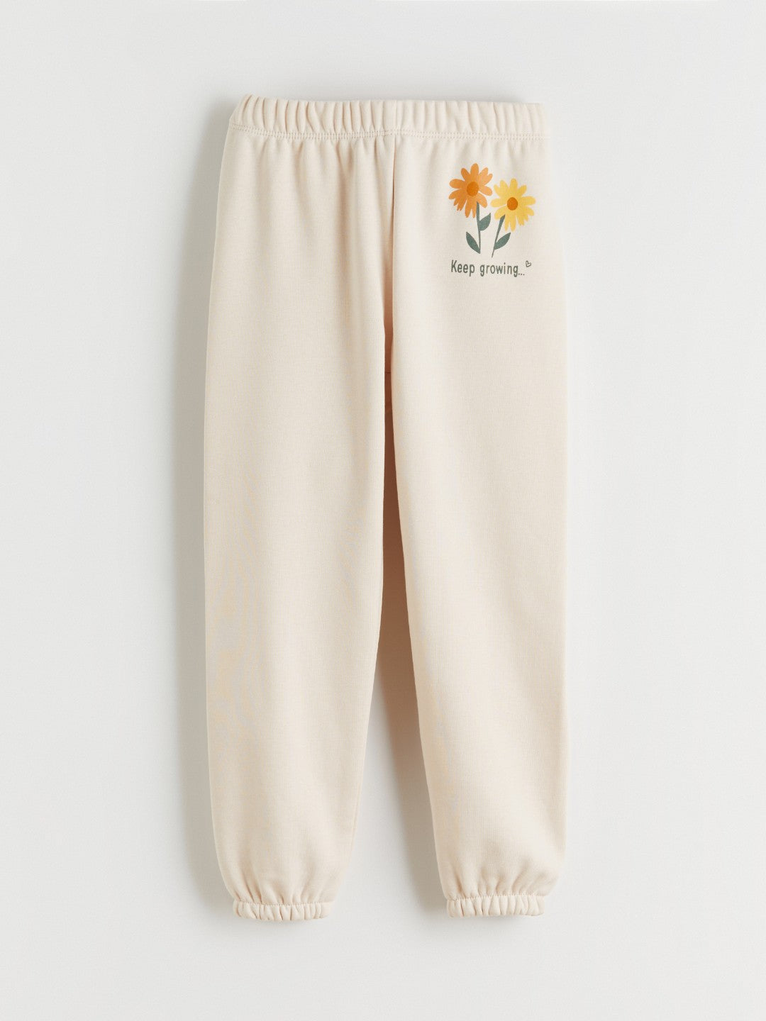 LCW Kids Elastic Waist Floral Girls Jogger Sweatpants 2 Pack