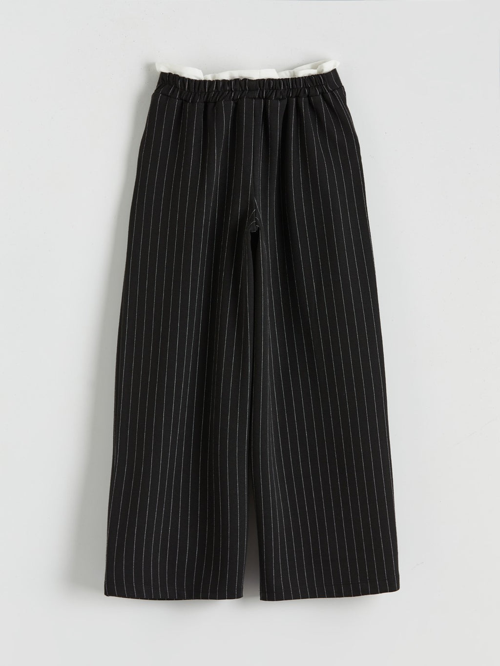 LCW Kids Elasticated Waist Pleated Girls Trousers