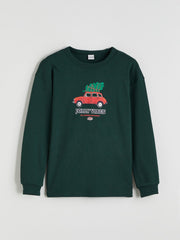 LCW Kids Crew Neck Printed Boys T-Shirt