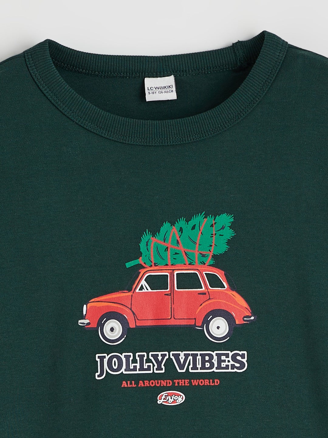 LCW Kids Crew Neck Printed Boys T-Shirt