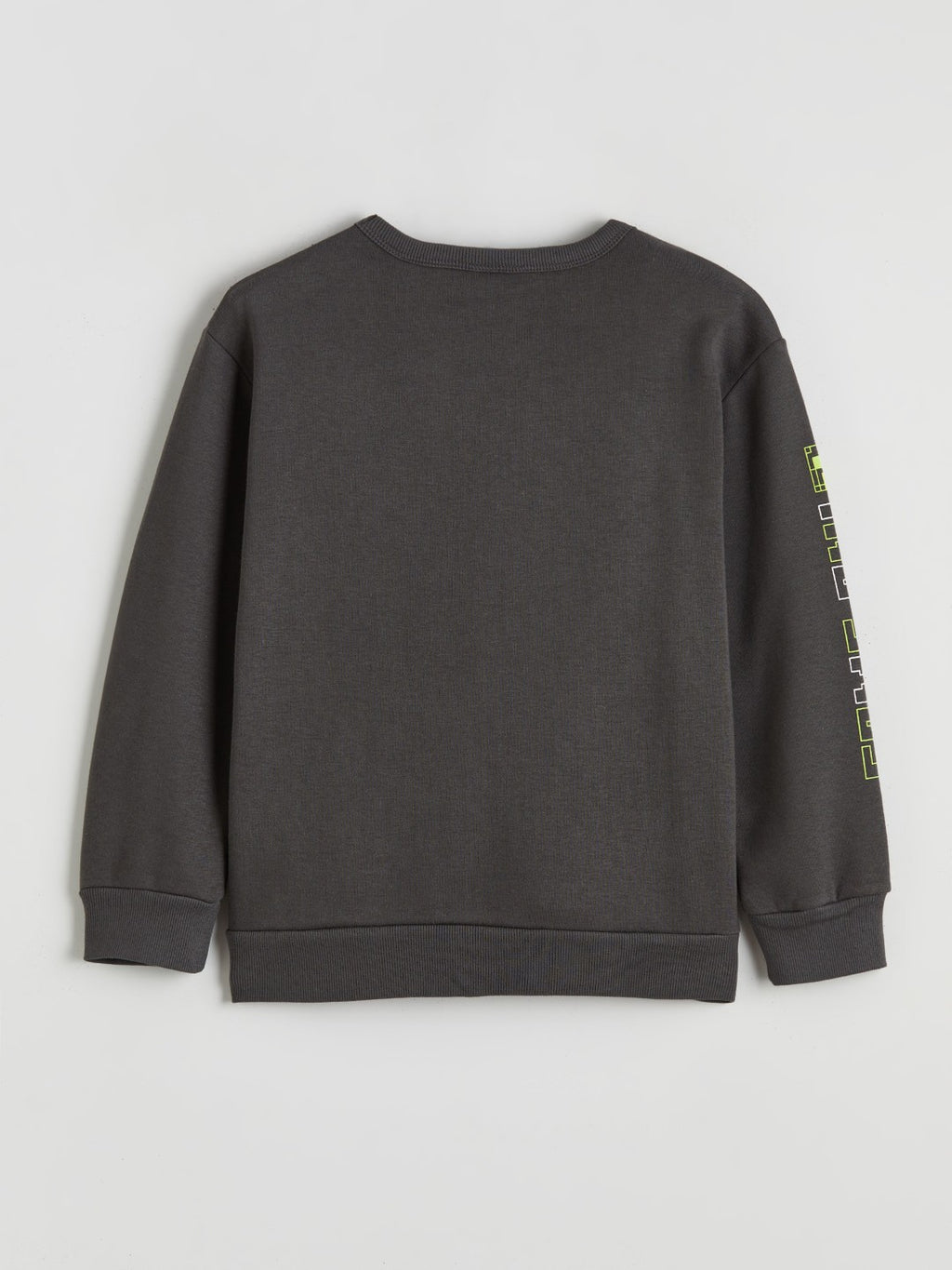 LCW Kids Crew Neck Minecraft Printed Boys Sweatshirt