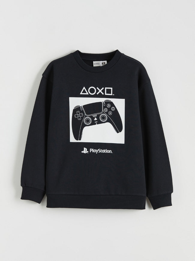 LCW Kids Boy Anthracite Sweatshirt Hover Image