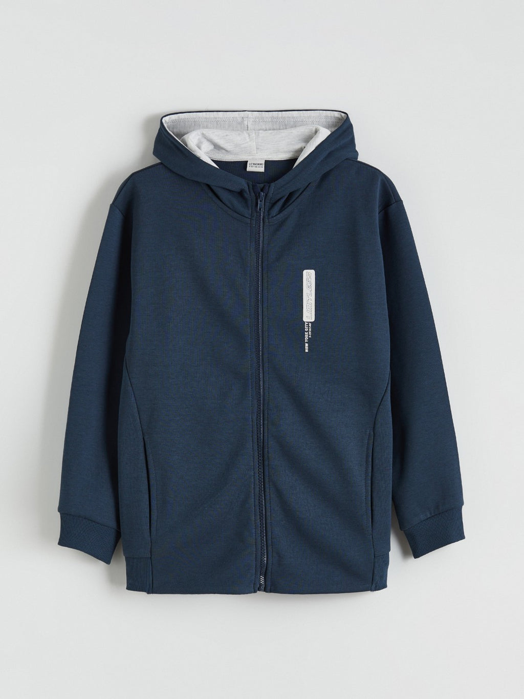 LCW Kids Hooded Boys Zip-Up Sweatshirt