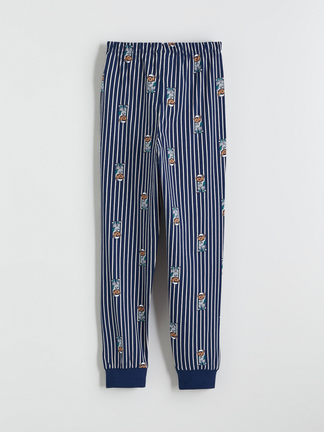 LCW Kids Crew Neck Teddy Bear Print Boy’S Pyjama Set