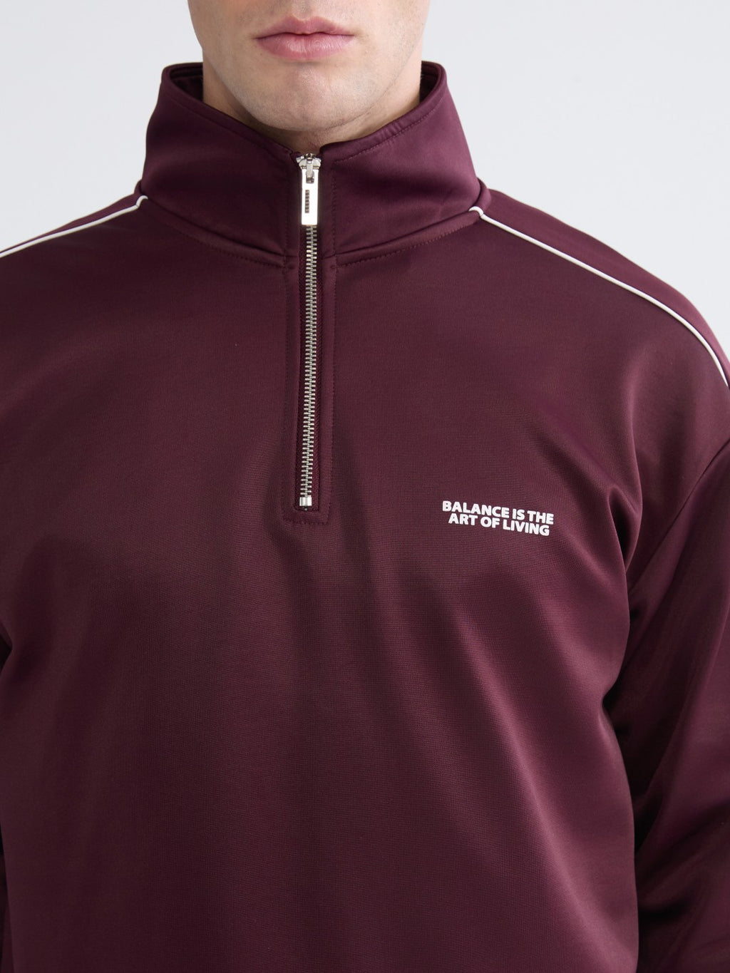 Xside Funnel Neck Printed Men Sweatshirt