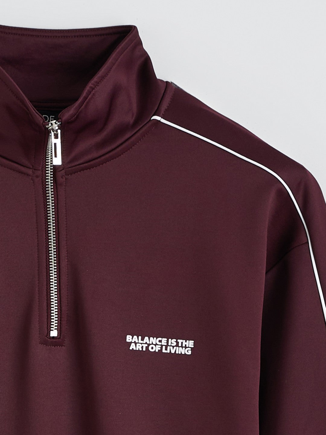 Xside Funnel Neck Printed Men Sweatshirt