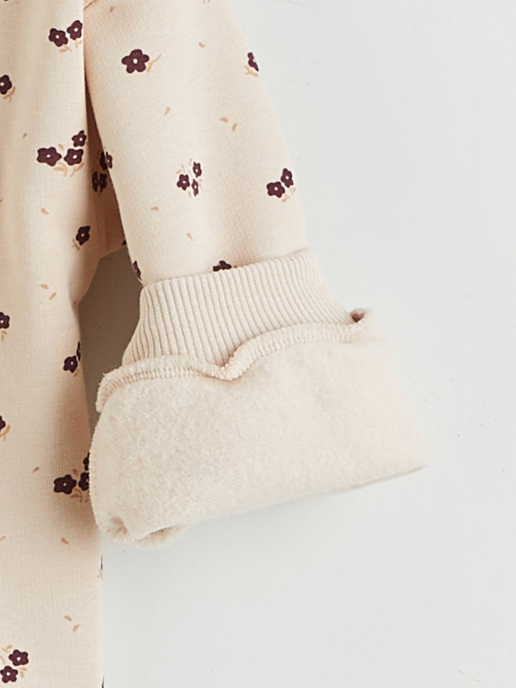 LCW Kids Crew Neck Bear Teddy Embroidered Girls Sweatshirt