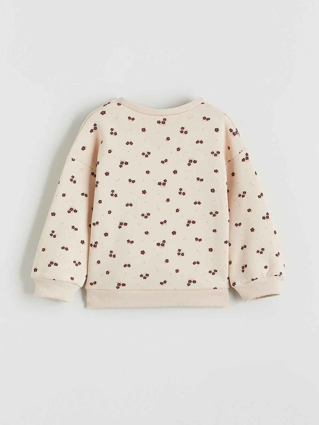 LCW Kids Crew Neck Bear Teddy Embroidered Girls Sweatshirt