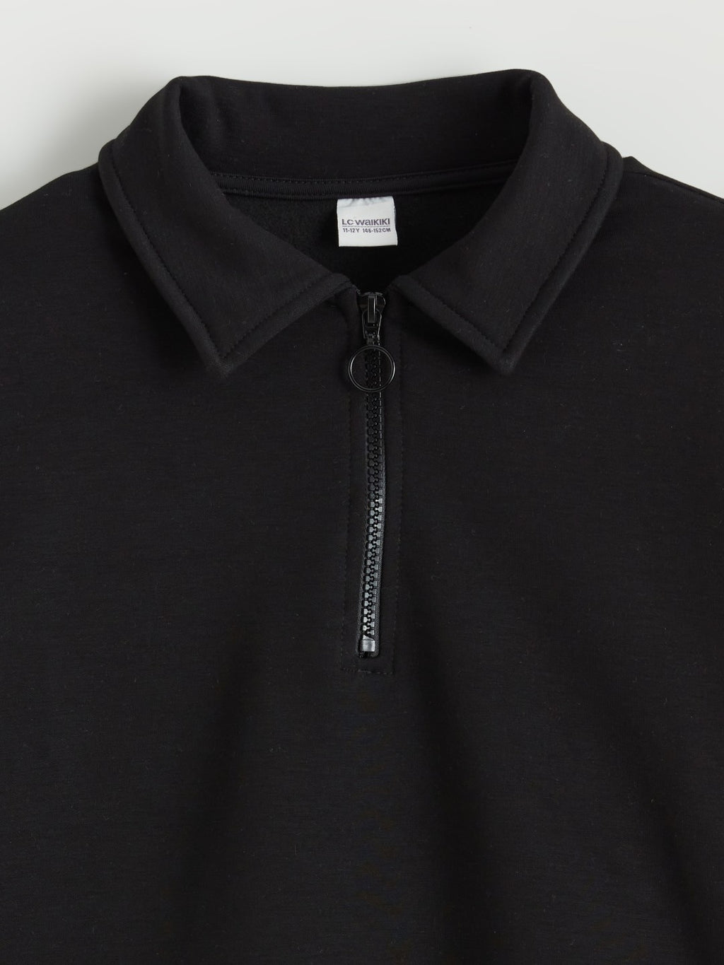 LCW Kids Polo Neck Girls Sweatshirt And Tracksuit Bottoms