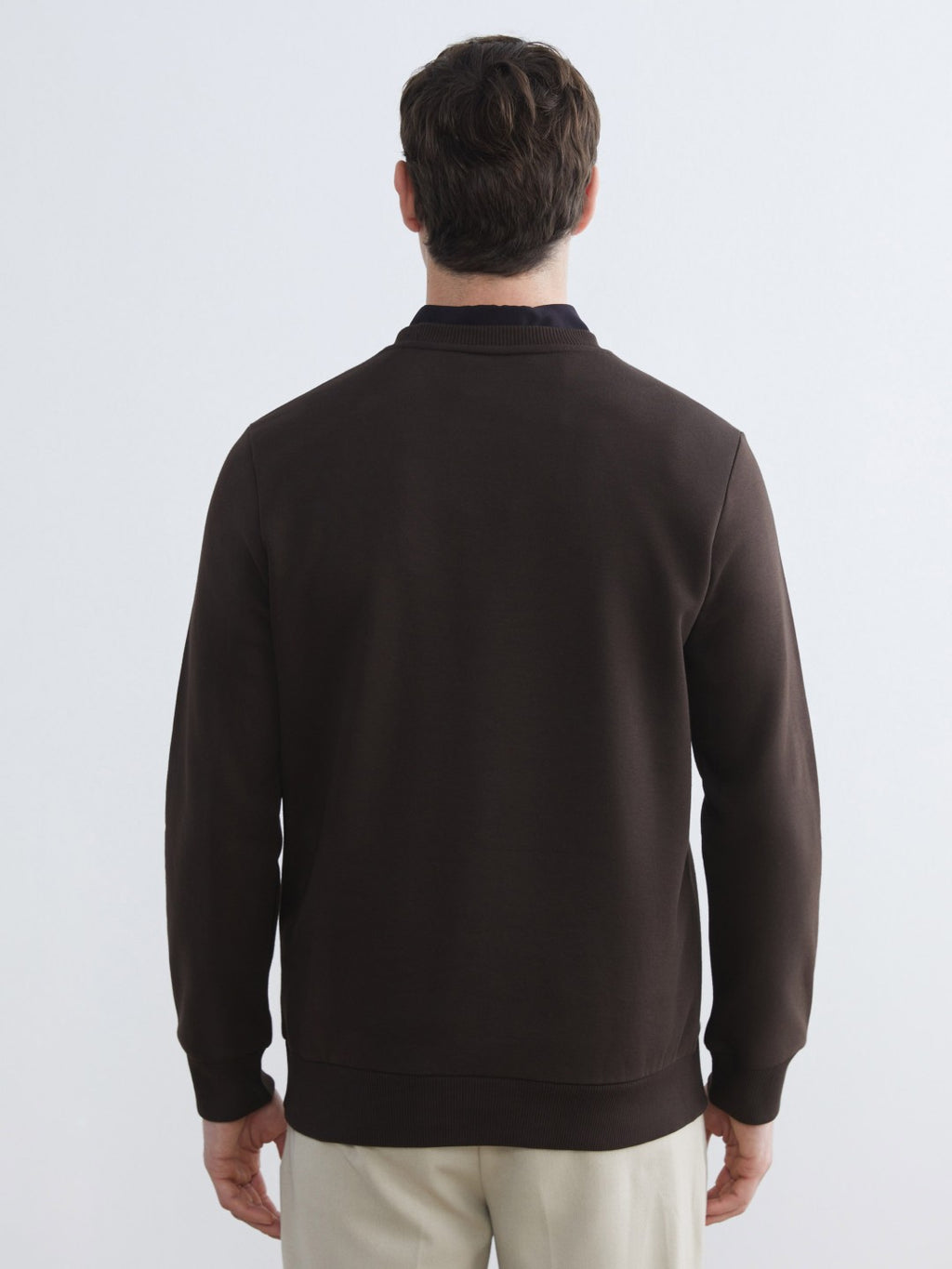 Southblue Crew Neck Printed Men Thick Sweatshirt