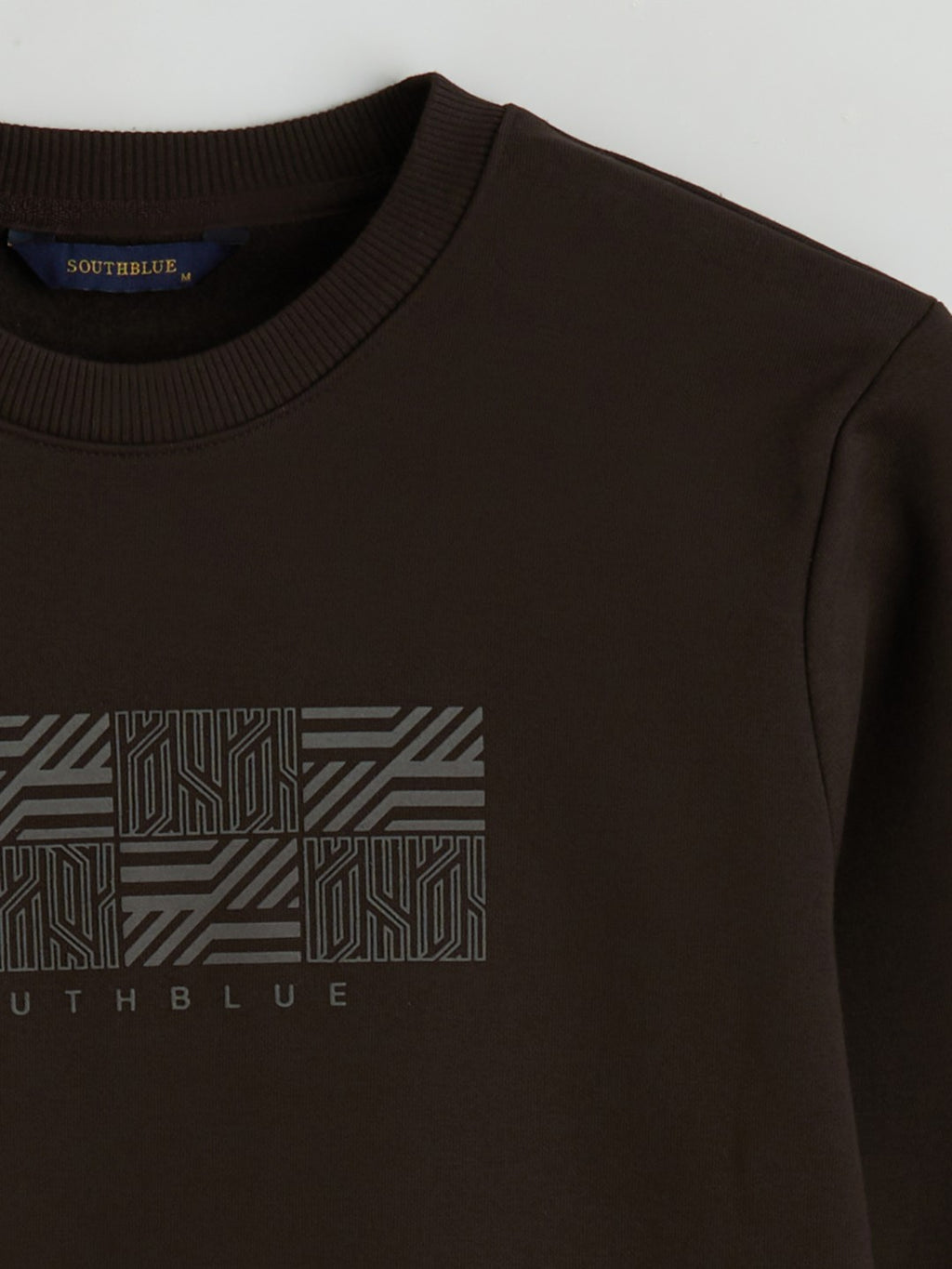 Southblue Crew Neck Printed Men Thick Sweatshirt